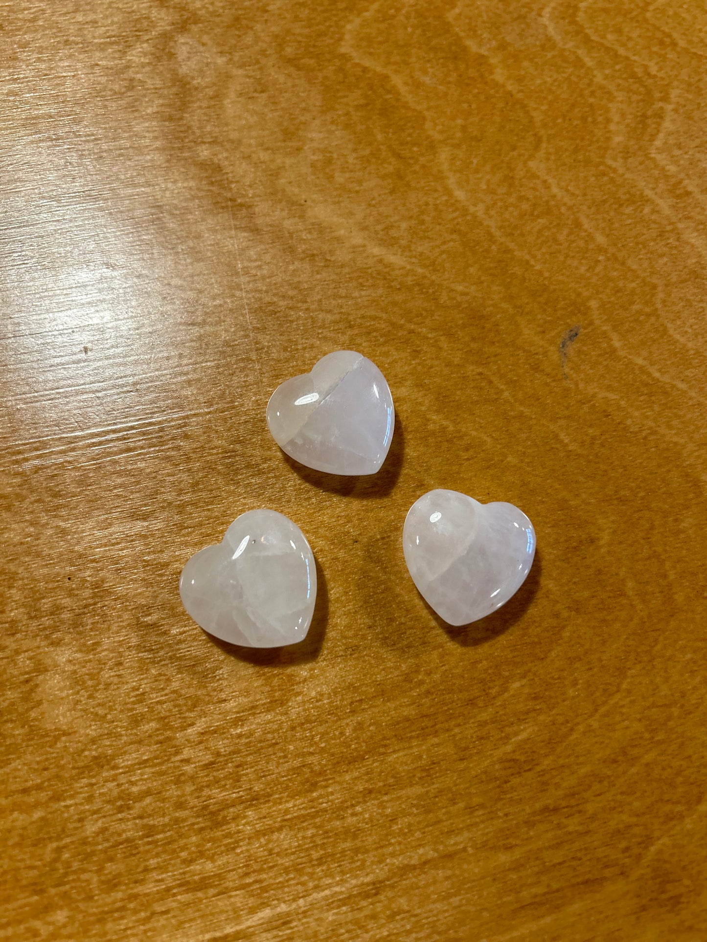 Rose quartz heart