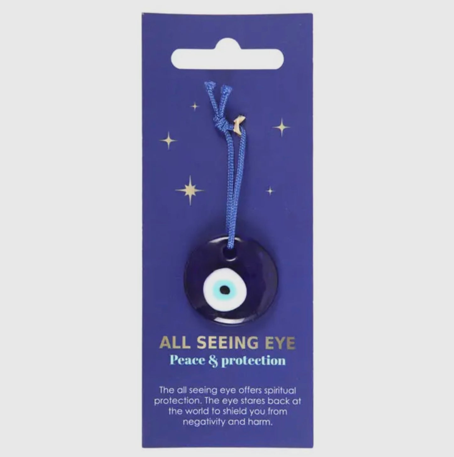 Glass Evil Eye Protection Charm