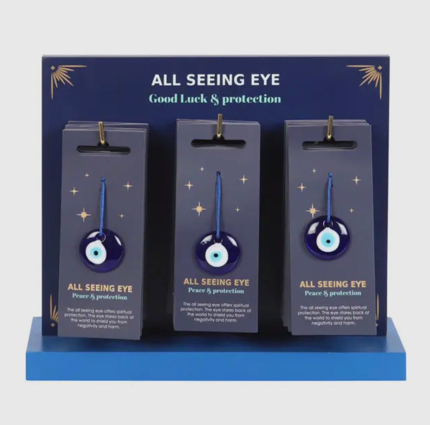 Glass Evil Eye Protection Charm