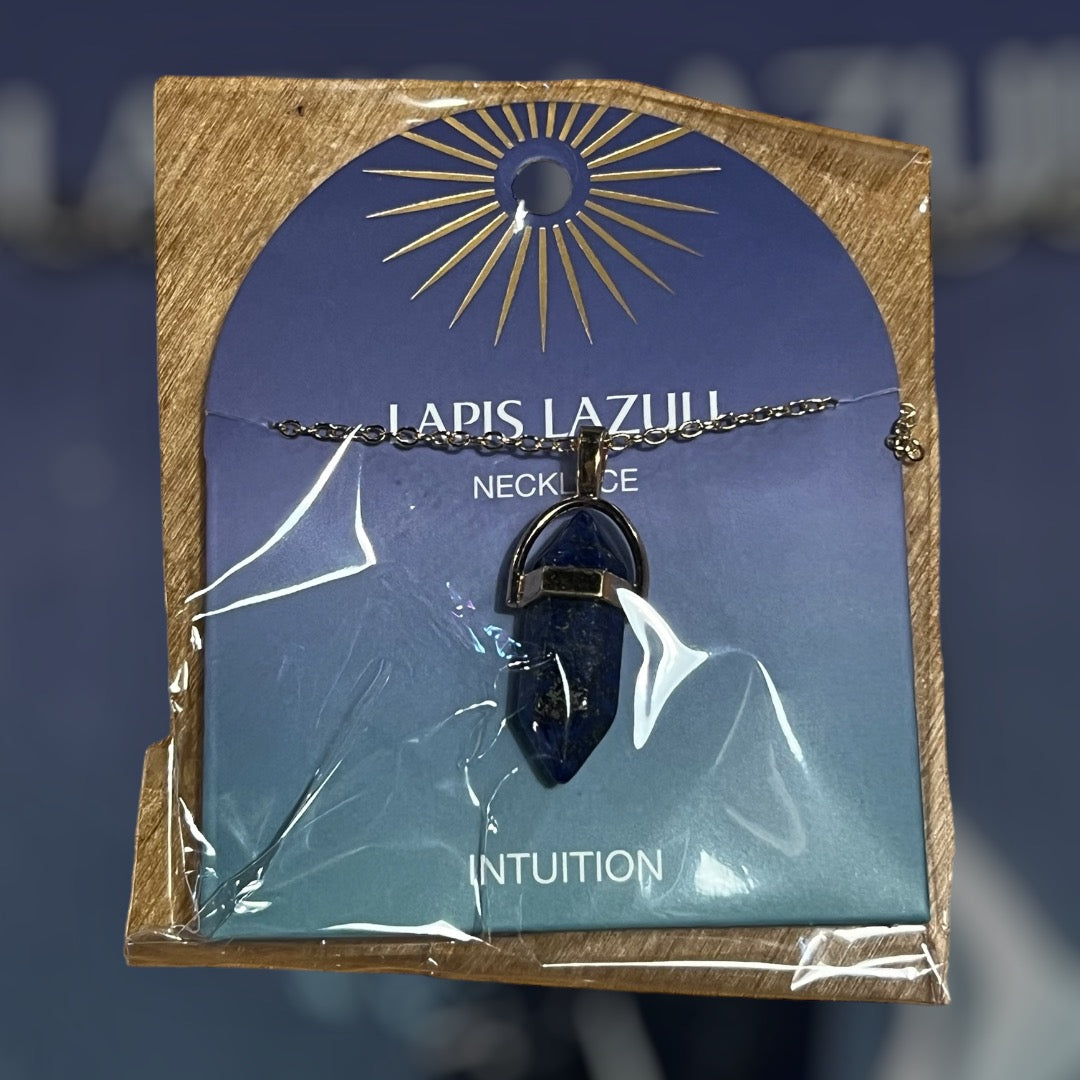 Lapis Lazuli Gold Chain Necklace