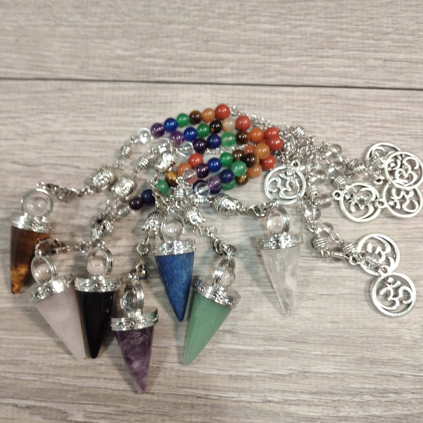 Assorted Chakra Pendulums