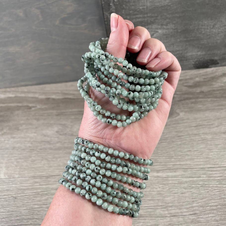 Bracelets Gemstone Bead 4mm -  Crystal Shops & Gift Retailers