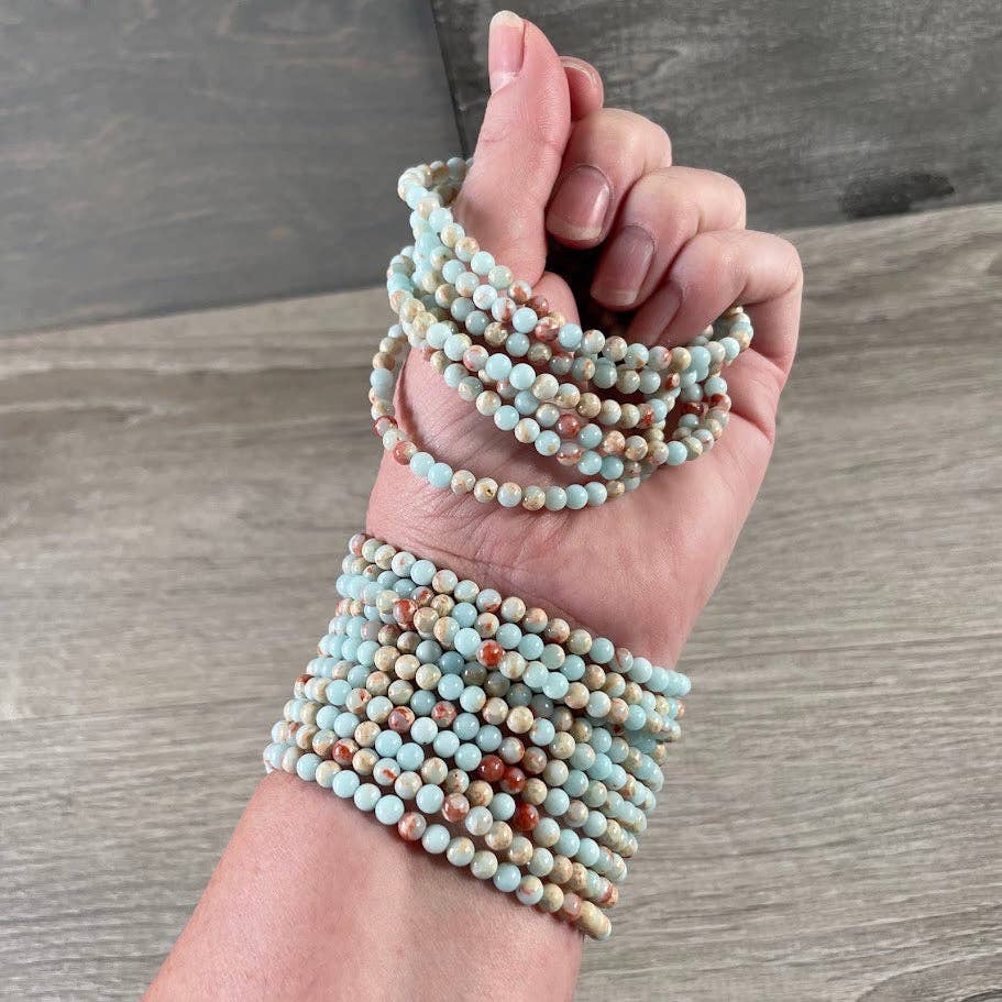 Bracelets Gemstone Bead 4mm -  Crystal Shops & Gift Retailers