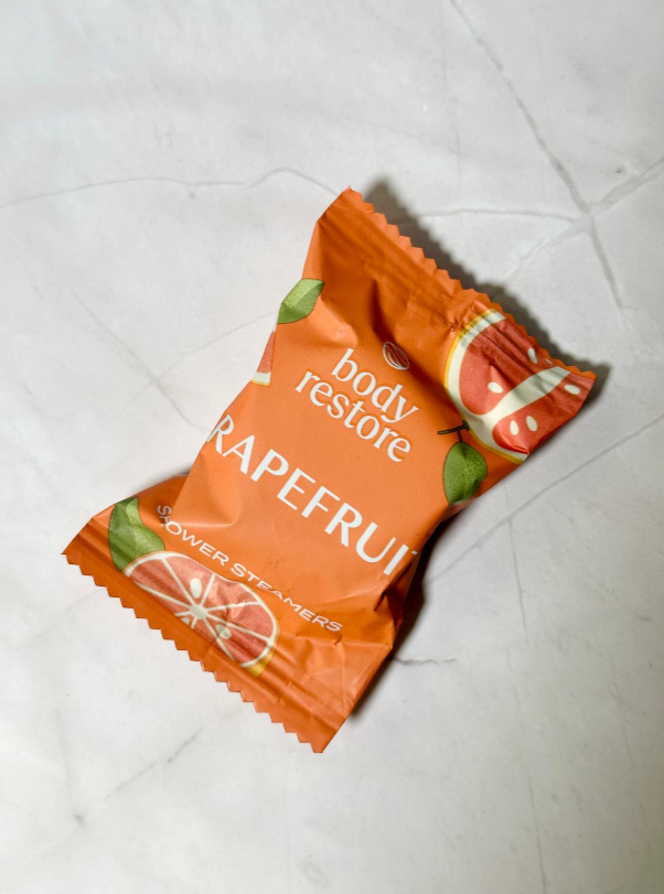 BODY RESTORE Shower Steamer Single Use Bath Bomb Self Care