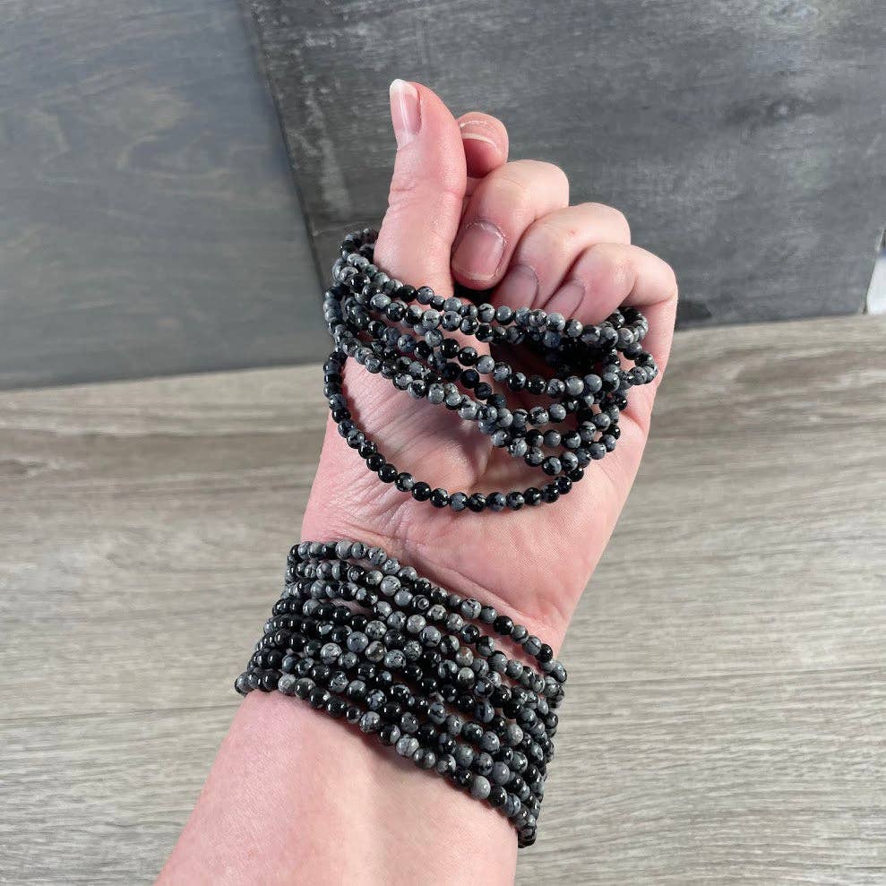 Bracelets Gemstone Bead 4mm -  Crystal Shops & Gift Retailers
