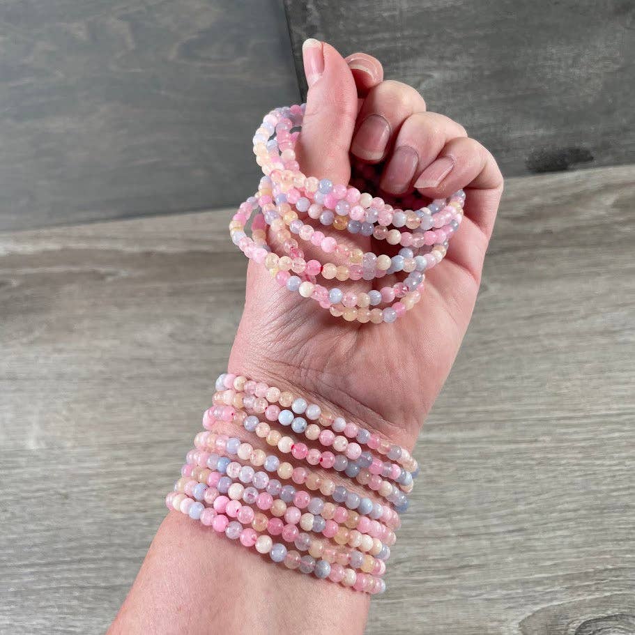 Bracelets Gemstone Bead 4mm -  Crystal Shops & Gift Retailers