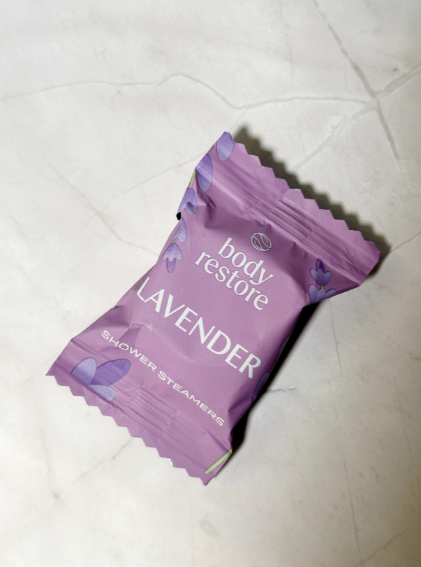 BODY RESTORE Shower Steamer Single Use Bath Bomb Self Care