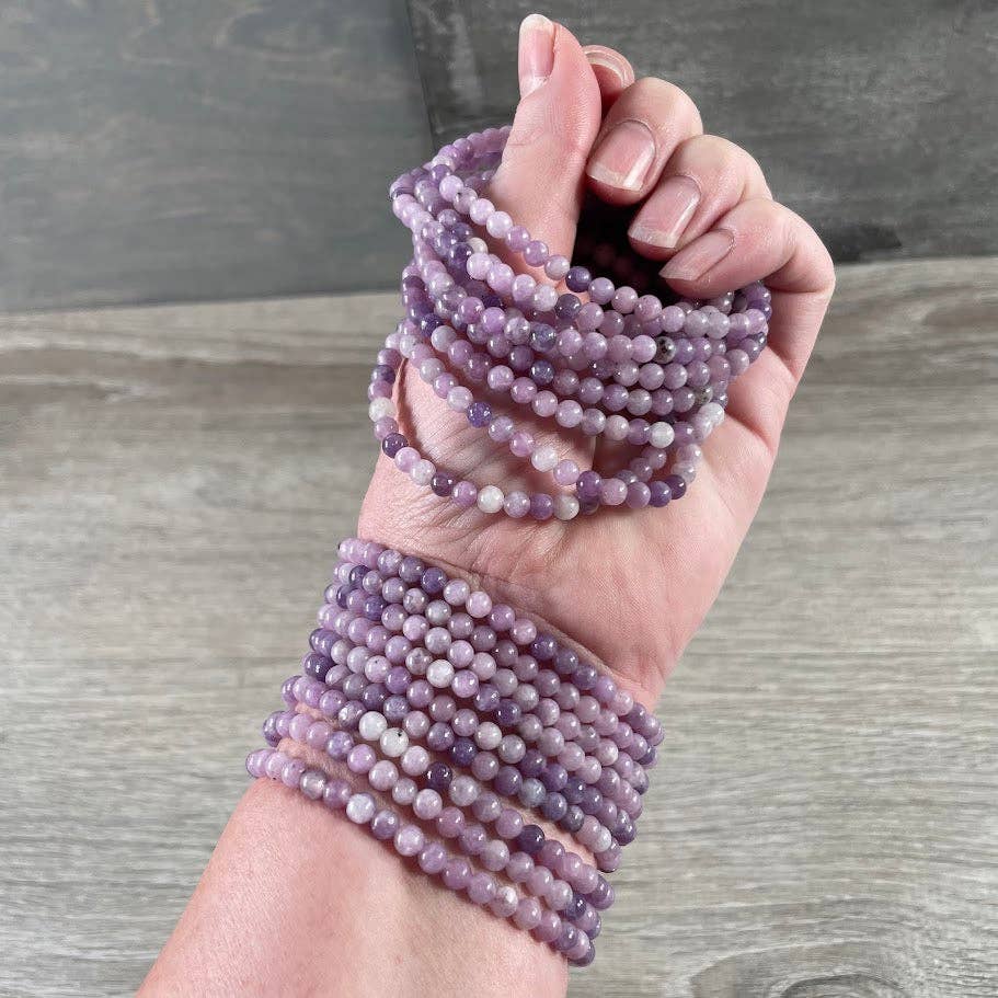 Bracelets Gemstone Bead 4mm -  Crystal Shops & Gift Retailers