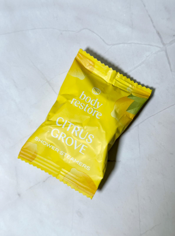 BODY RESTORE Shower Steamer Single Use Bath Bomb Self Care