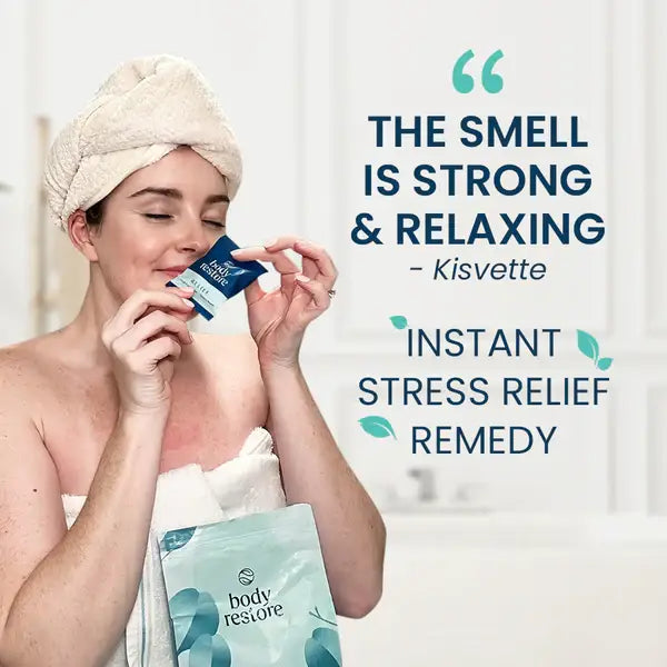 BODY RESTORE Shower Steamer Single Use Bath Bomb Self Care