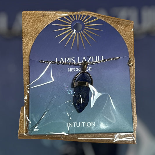 Lapis Lazuli Gold Chain Necklace