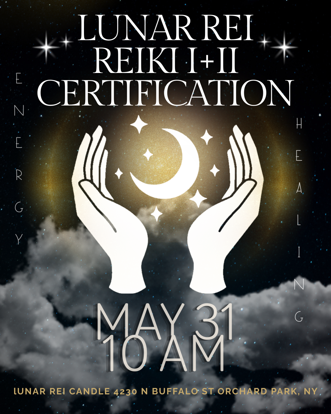 Lunar Rei Reiki I + II Certification