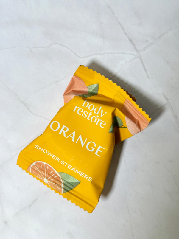 BODY RESTORE Shower Steamer Single Use Bath Bomb Self Care