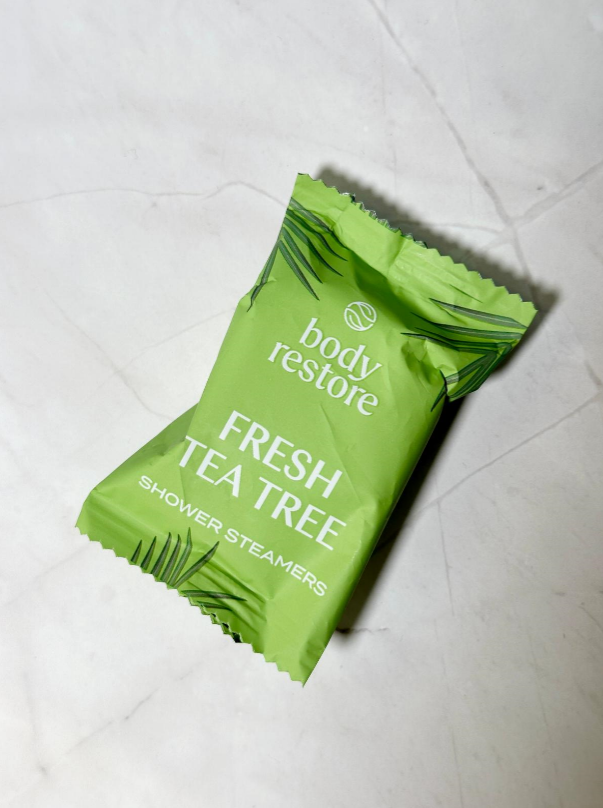 BODY RESTORE Shower Steamer Single Use Bath Bomb Self Care