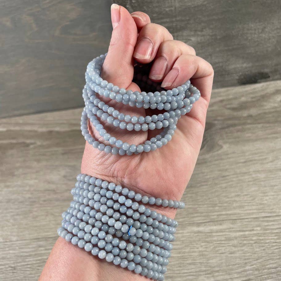 Bracelets Gemstone Bead 4mm -  Crystal Shops & Gift Retailers