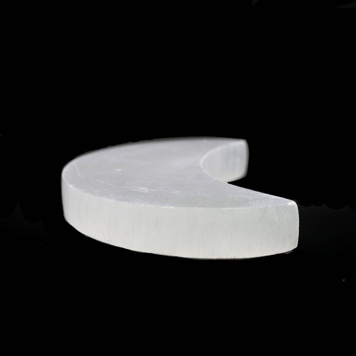 Crescent Moon Selenite Charging Plate (4 in.)