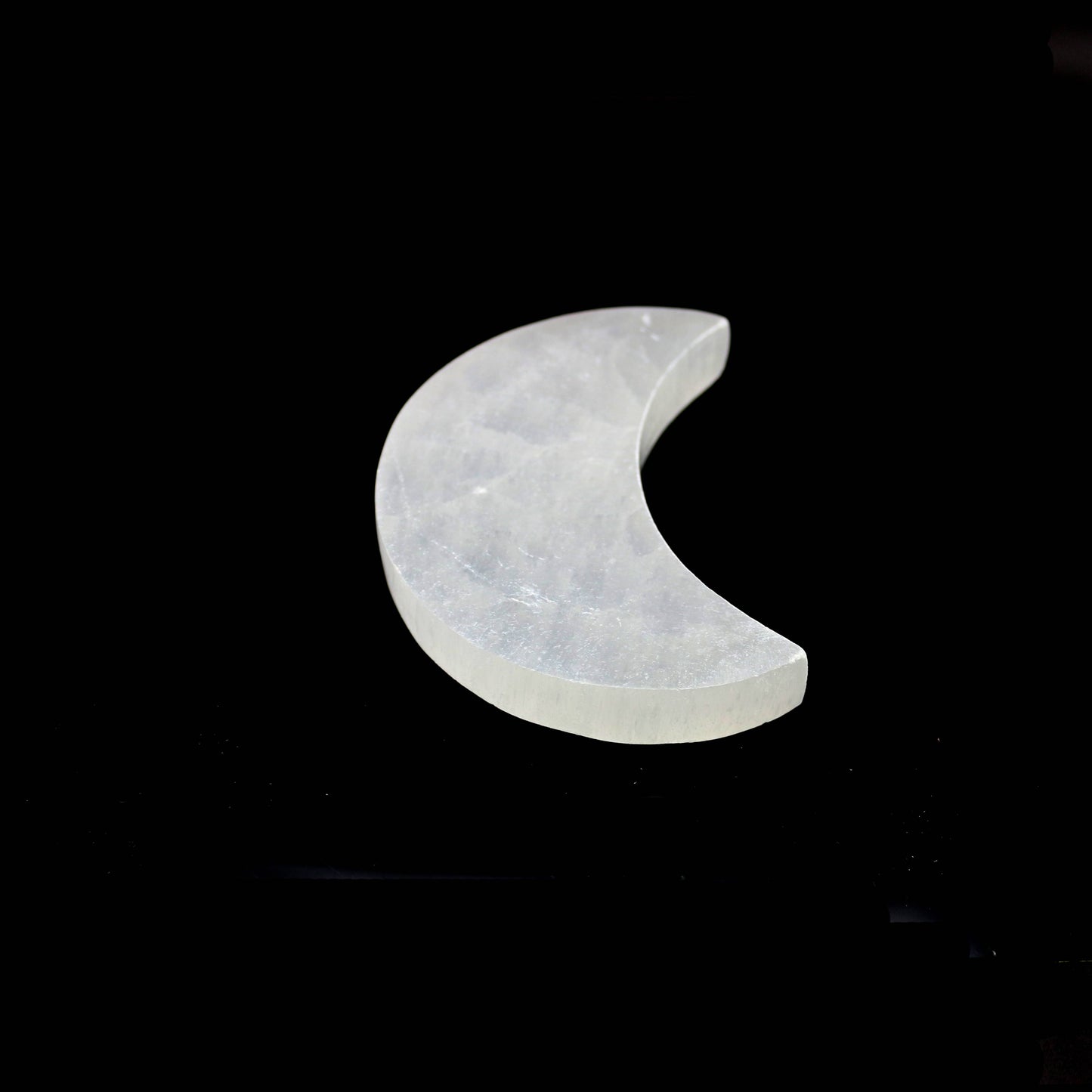 Crescent Moon Selenite Charging Plate (4 in.)